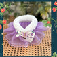 Butterfly Hanbok Sheer Cape (Fur Collar Version)