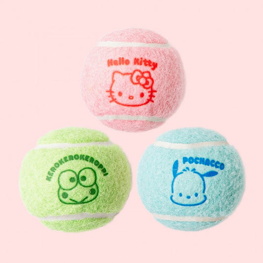 BITE ME | Sanrio Tennis Toy Ball Set 小網球玩具 | 有咇咇 | 一套3粒