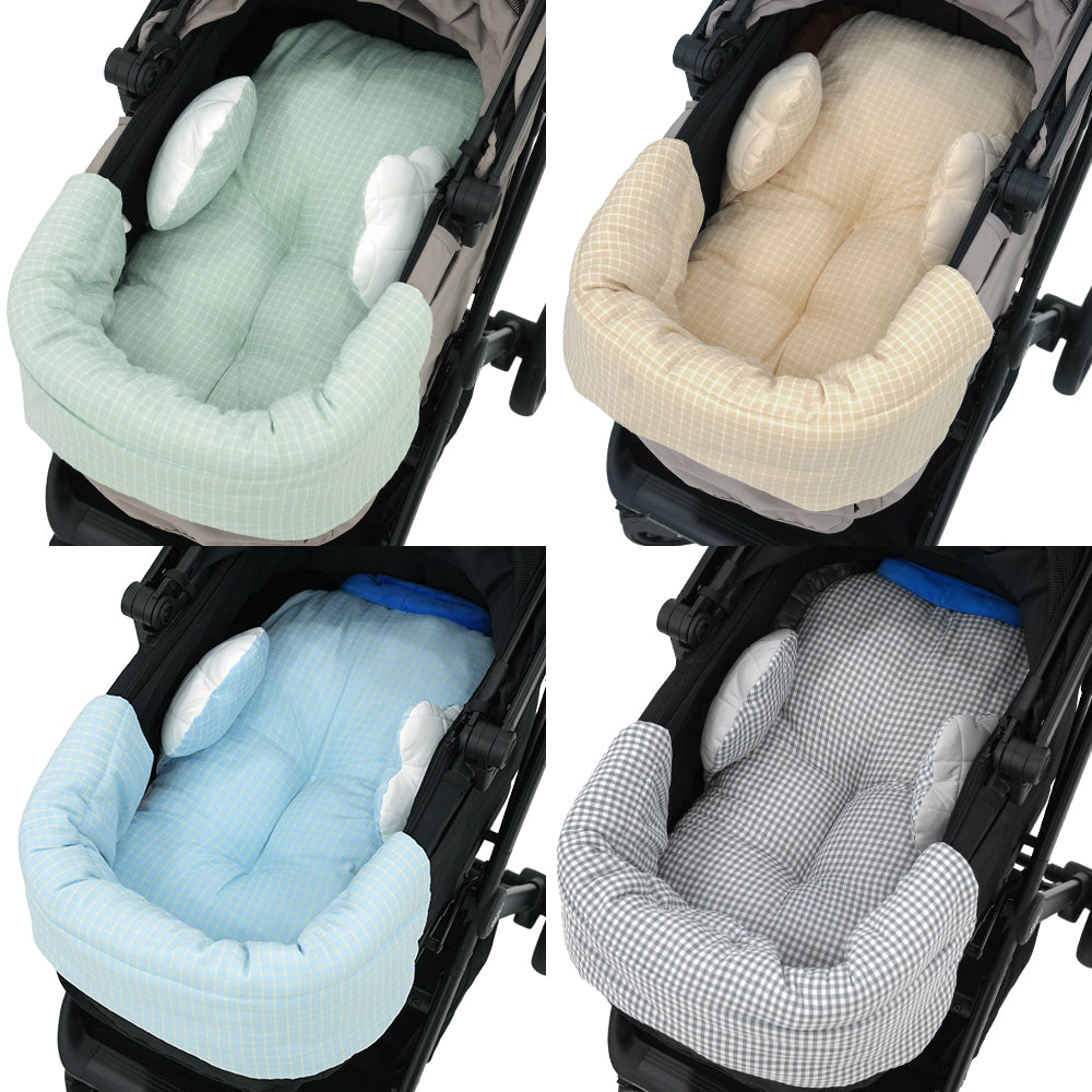 Snoopy & Olaf All-in-One Dual-Sided Stroller Cushion + Comforter (Cooling & All-Season)