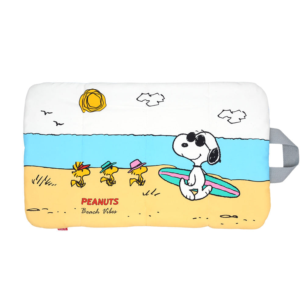 Snoopy Multi Cooling Cushion (Beach) | Snoopy多用途涼感冰墊 (沙灘款) | 寵物車墊 | 可家中使用 | 附送冰包