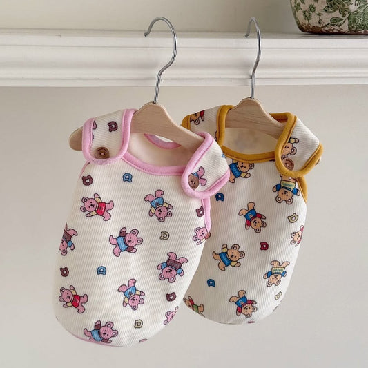 熊仔背心 | 膊頭扣鈕