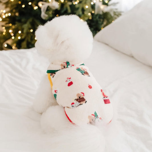 Christmas Dinotaeng Fleece Vest Jacket