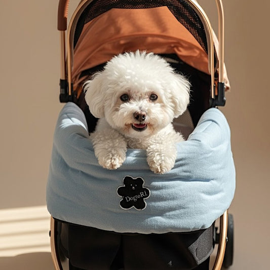 DOGTORI寵物車圍邊墊 | 可加購車墊 (牛仔淺藍色)