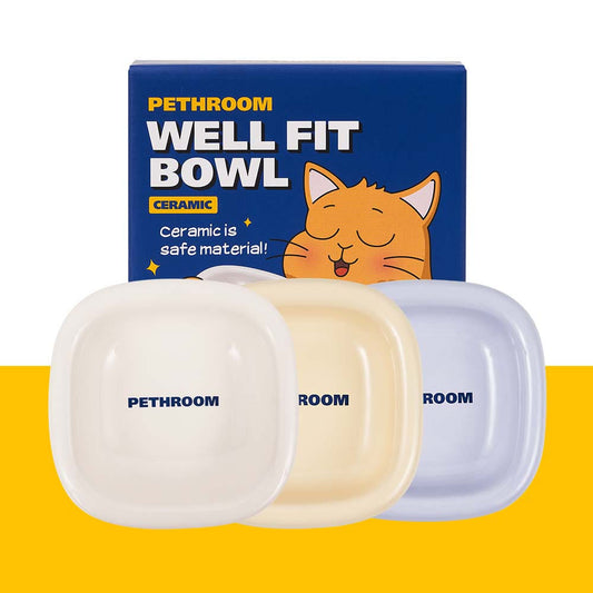 PETHROOM | Well Fit Ceramic Bowl