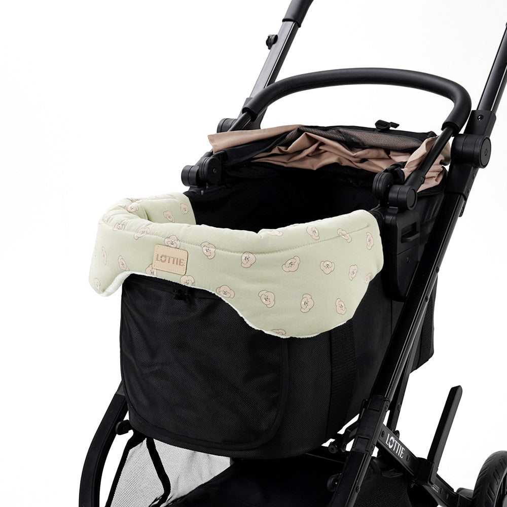 Pet Stroller Comforter (Poodle Green)
