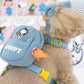 Snoopy Denim 2-Way Backpack Harness Set | Snoopy 牛仔背囊胸帶 | 1套4件 | 背囊可拆，包括拖帶＆帽仔