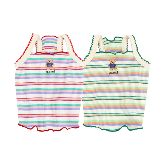 Teddy Bear Striped Vest