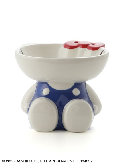 Hello Kitty & Pochacco Footed Pet Bowl | 100% Porcelain
