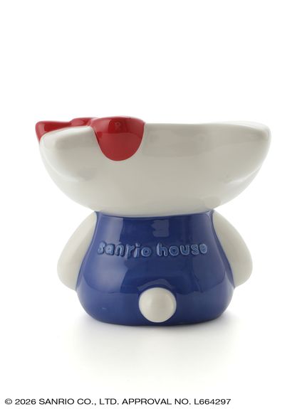 Hello Kitty & Pochacco Footed Pet Bowl | 100% Porcelain