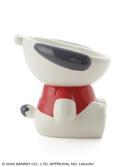 Hello Kitty & Pochacco Footed Pet Bowl | 100% Porcelain