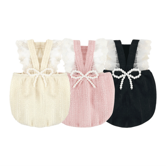 Pearl Ribbon Pumpkin Vest
