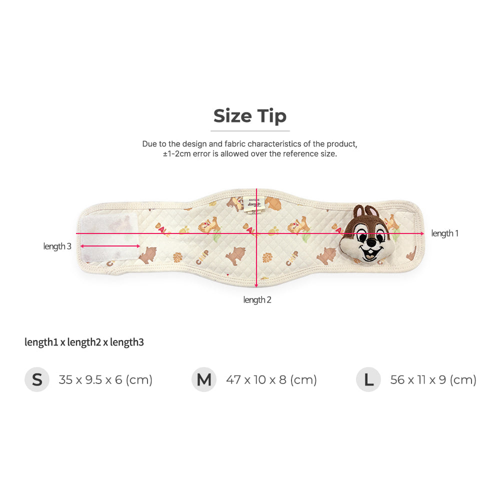 [Chip n Dale] Organic Cotton Manner Belt