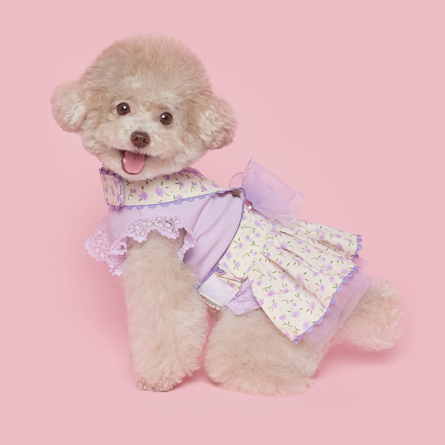 Flower Garness Tutu Harness (Purple)