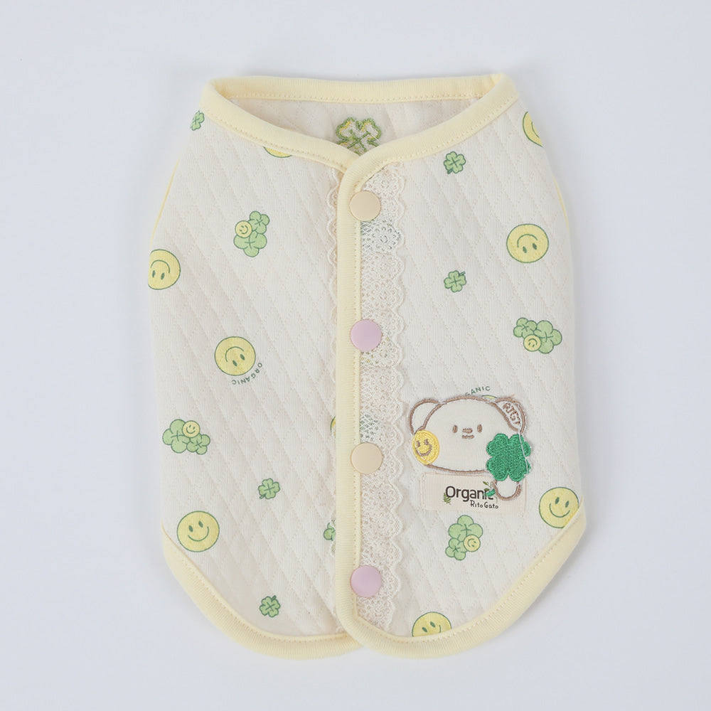 Organic Cotton Lovey Hani Quilted Vest Jacket