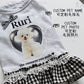 Pet dress with customizable name and photo