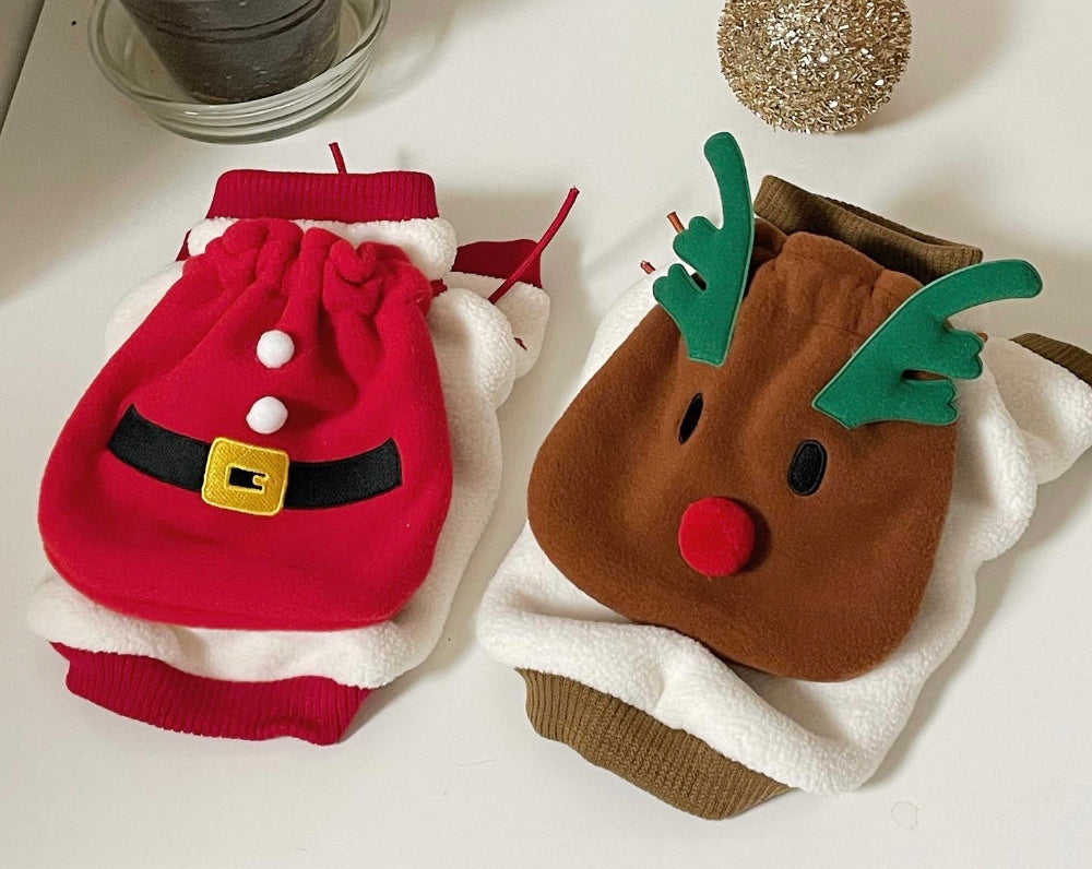 Christmas Sweatshirt (With a Santa Bag!)