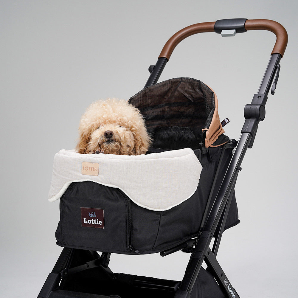 Pet Stroller Comforter (Melange Beige)