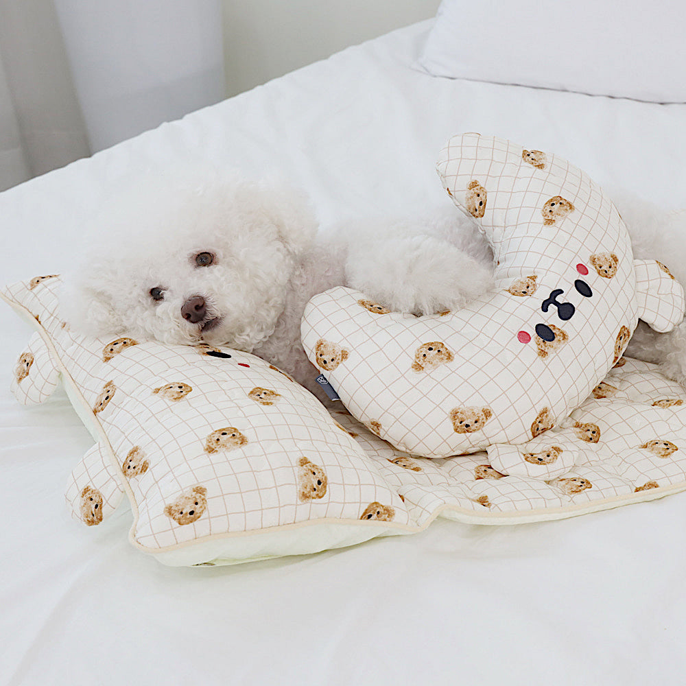 Check Bear Cooling Mat (With Built-in Pillow)
