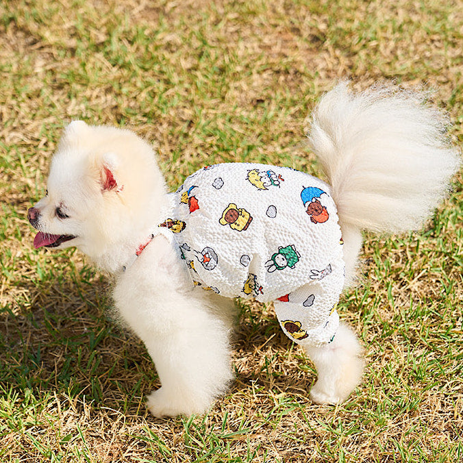 Rainy Day Miffy Balloon Overalls