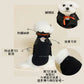 Halloween Ghost Cape & Black Tee Set