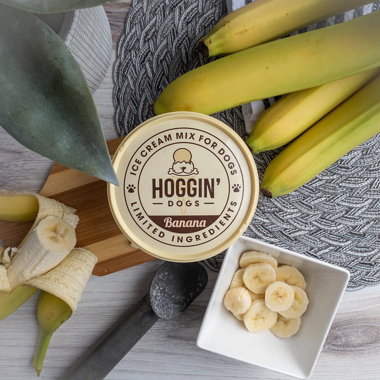 Hoggin' Dogs Ice Cream Mix - Banana