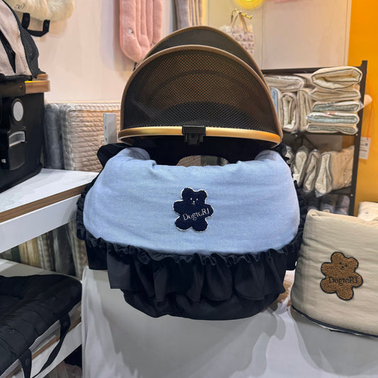 DOGTORI寵物車圍邊墊 | 可加購車墊 (牛仔淺藍色)