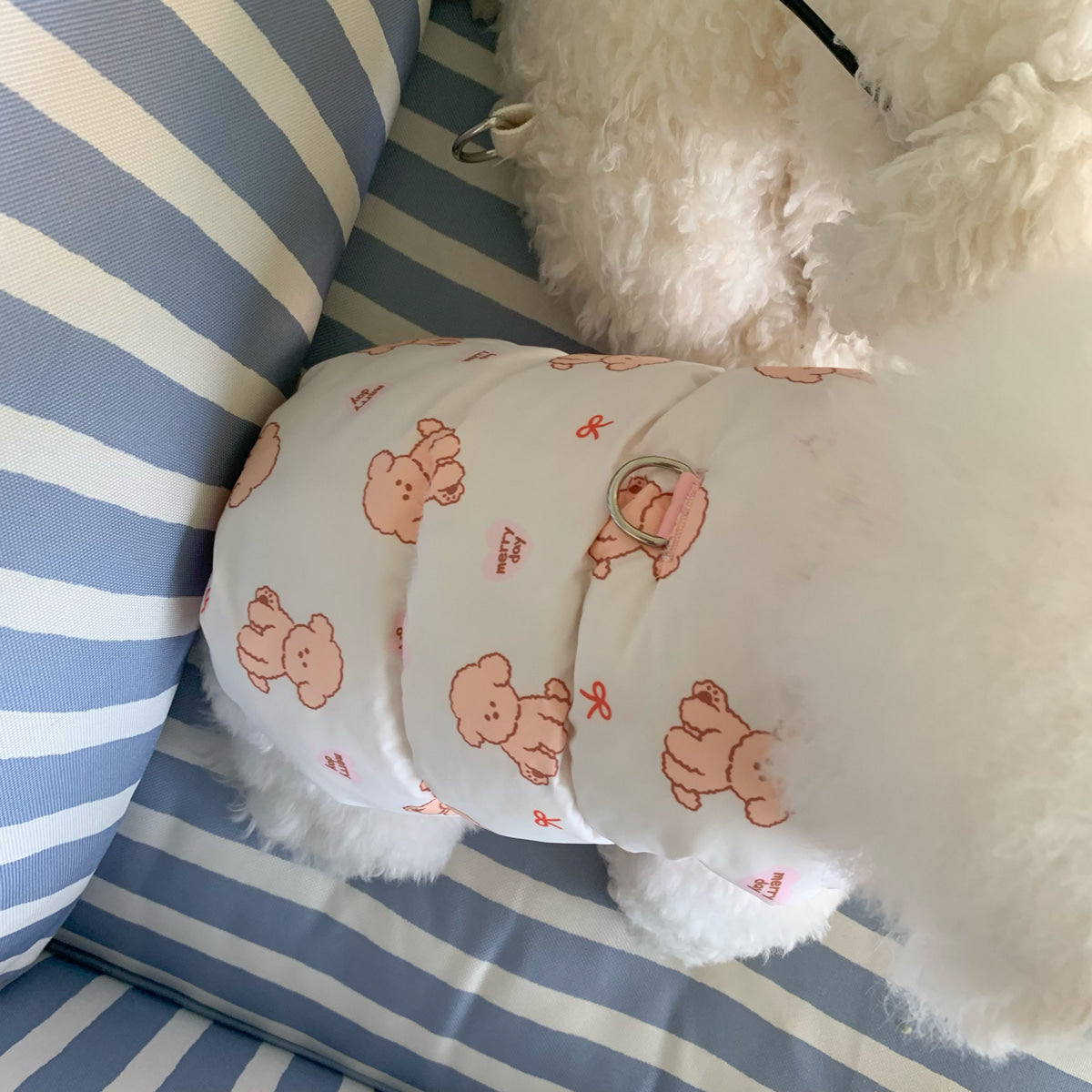 狗狗設計背心外套 | 可扣拖帶 | 雙面穿著