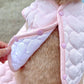 Quilted Heart Crop Vest Jacket (2 colors)