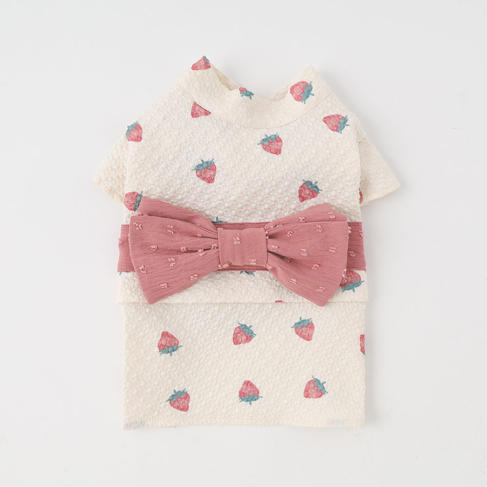 Strawberry Yukata (Cooling Fabric)
