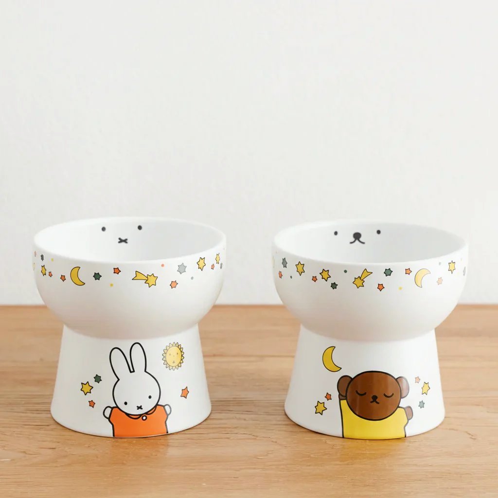 NOUTTI | Miffy & Boris嘉年華高身陶瓷寵物碗