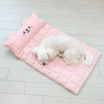 Pink Cooling Mat (With Built-in Pillow)