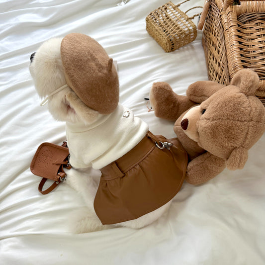 假2件仿皮裙 | 出街必買款