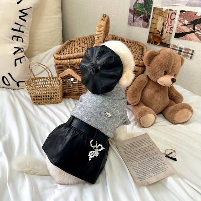 假2件仿皮裙 | 出街必買款