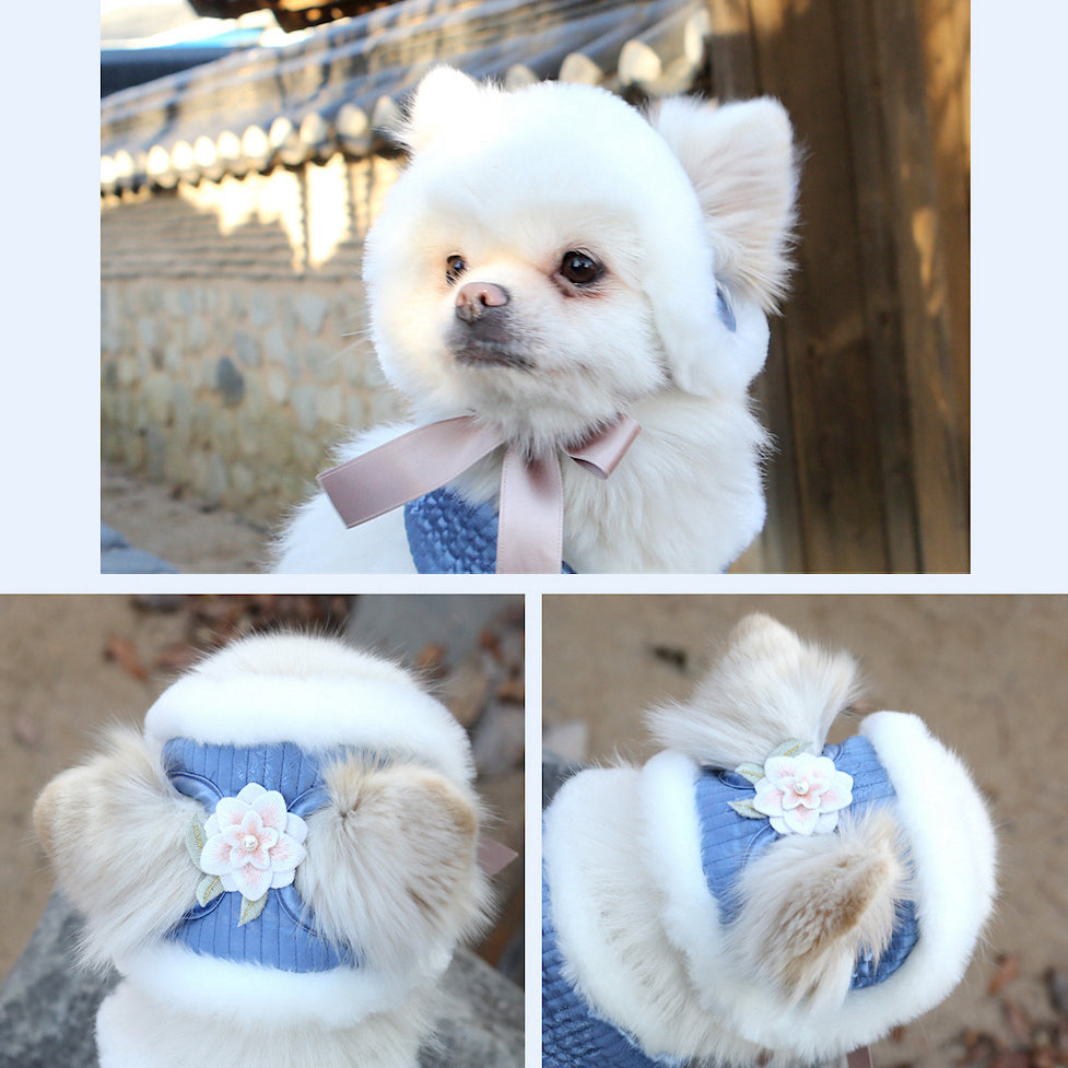 Flower Quilted Headpiece