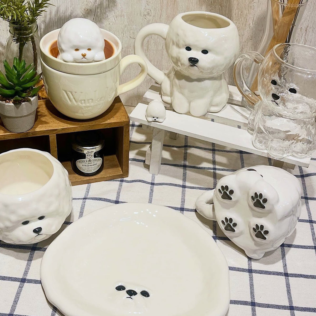 Bichon Frise Latte Art Mug