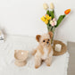 Bear-Shaped Elevated Ceramic Pet Bowl