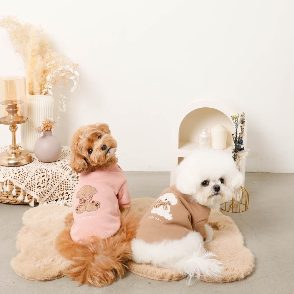 Ribbon Dog Sweatshirt