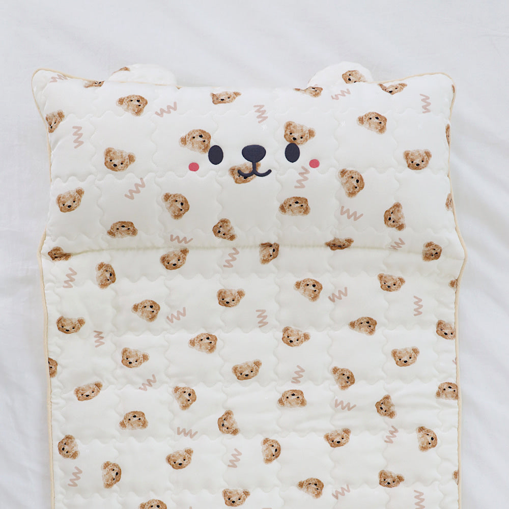 W Bear Cooling Mat (With Built-in Pillow)