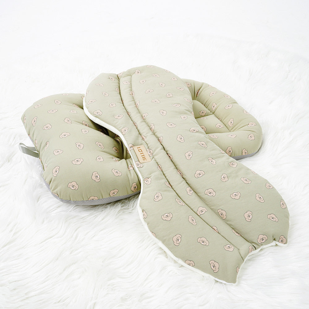 Pet Stroller Cushion (Poodle Green)