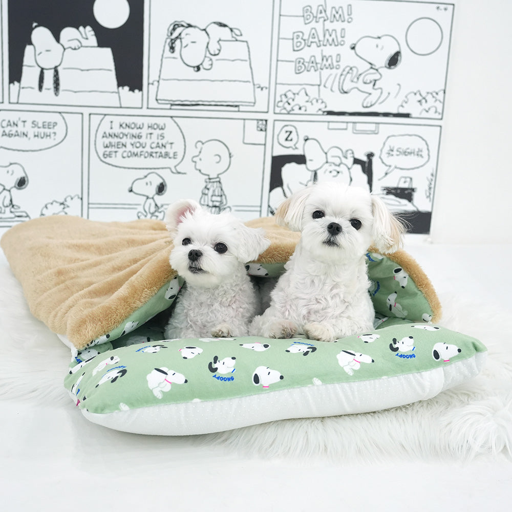 Snoopy Nap Bed | Detachable Blanket 實用床墊/睡袋 | 被仔可打開＆可拆！
