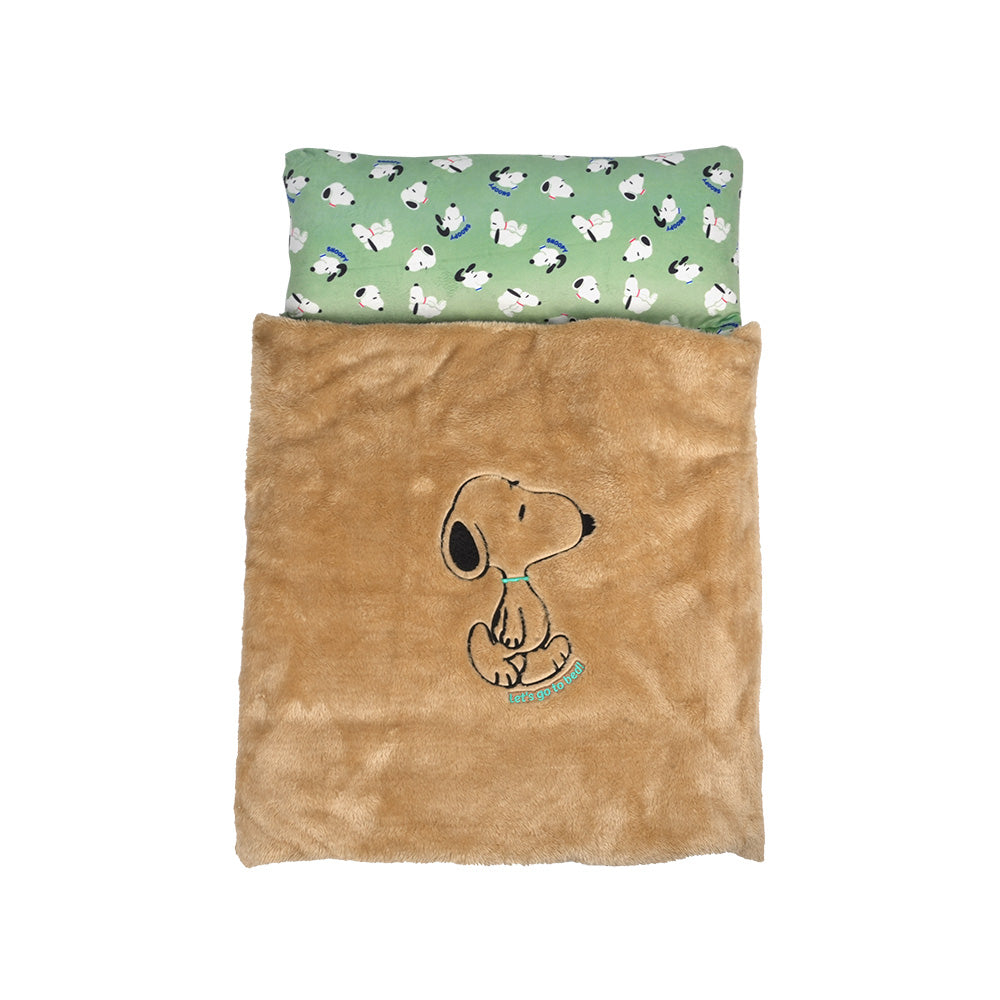 Snoopy Nap Bed | Detachable Blanket 實用床墊/睡袋 | 被仔可打開＆可拆！