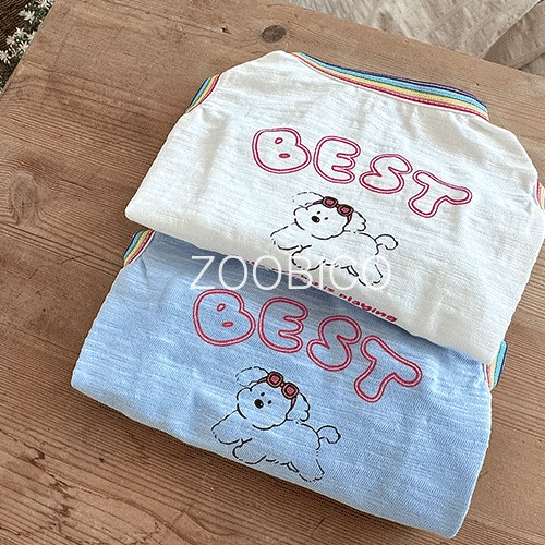 Best Doggy Vest 可愛狗狗背心 | 竹節棉～水洗質感～越洗越軟喔！