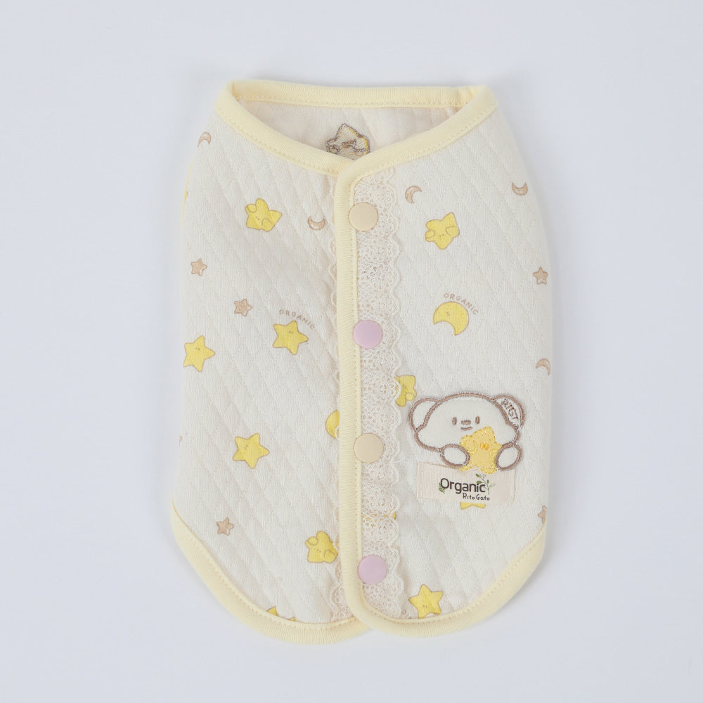 Organic Cotton Lovey Hani Quilted Vest Jacket