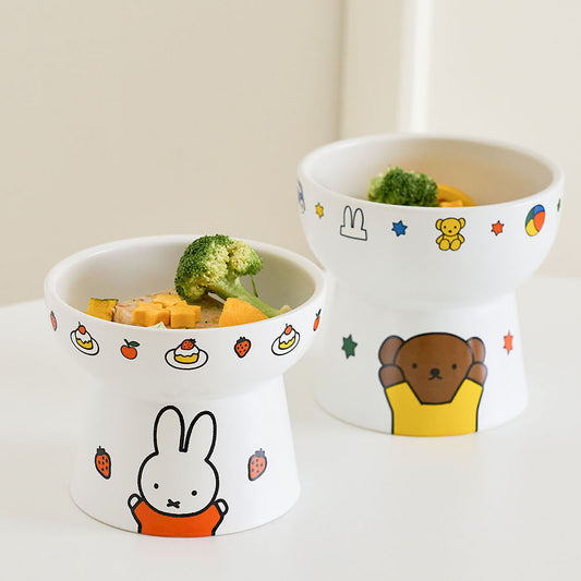 Miffy＆Boris 高身陶瓷寵物碗
