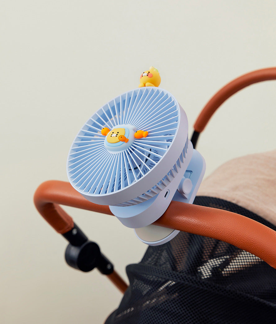 KAKAO FRIENDS] Chunshik Clip-Type Fan | Auto Rotation | Tabletop
