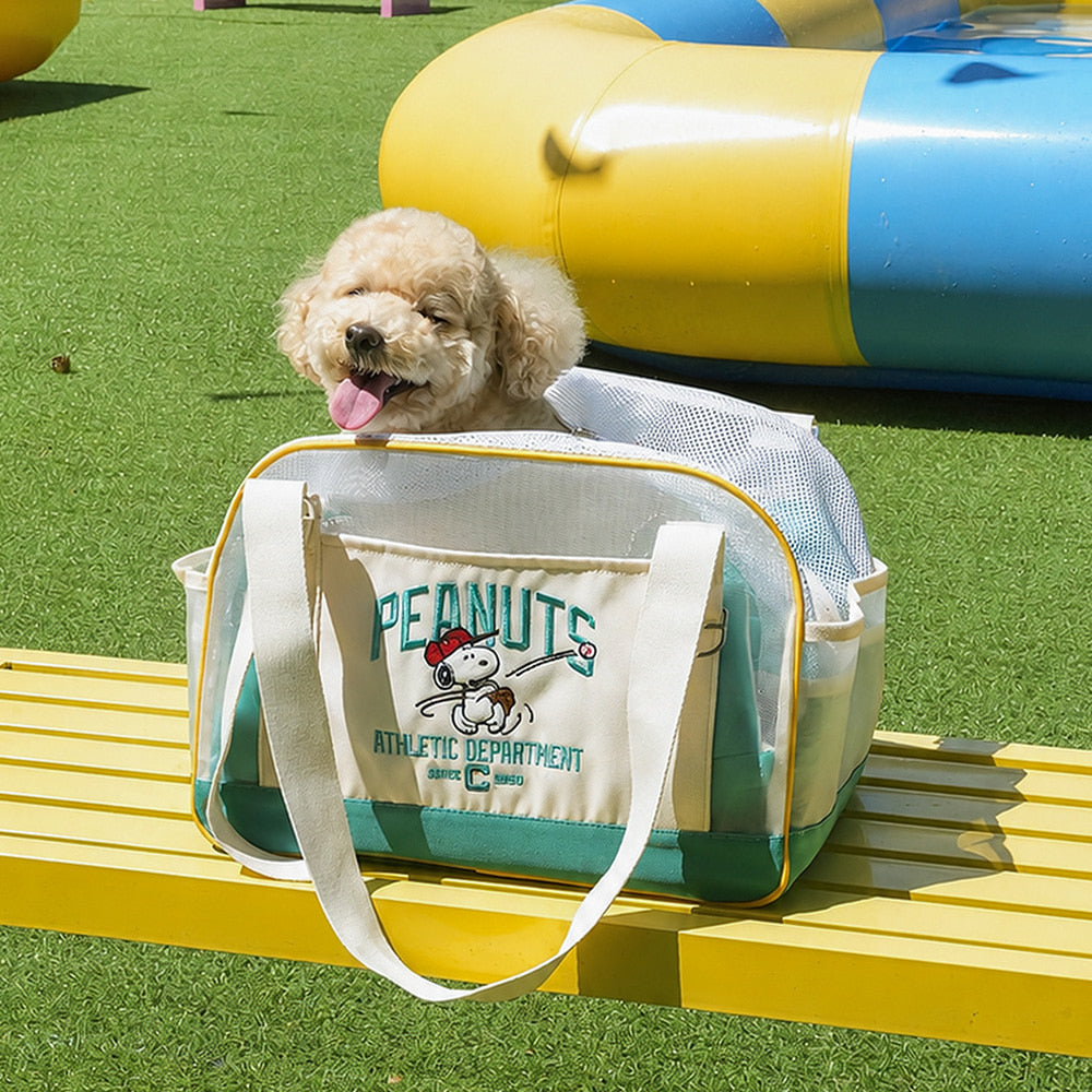 Snoopy Varsity Cool Mesh Pet Bag