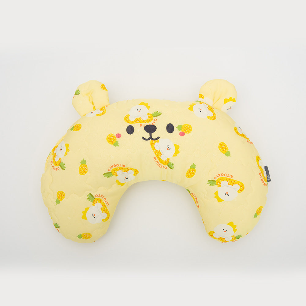 人造絲半月型枕頭 (Ice Bear款－3色)