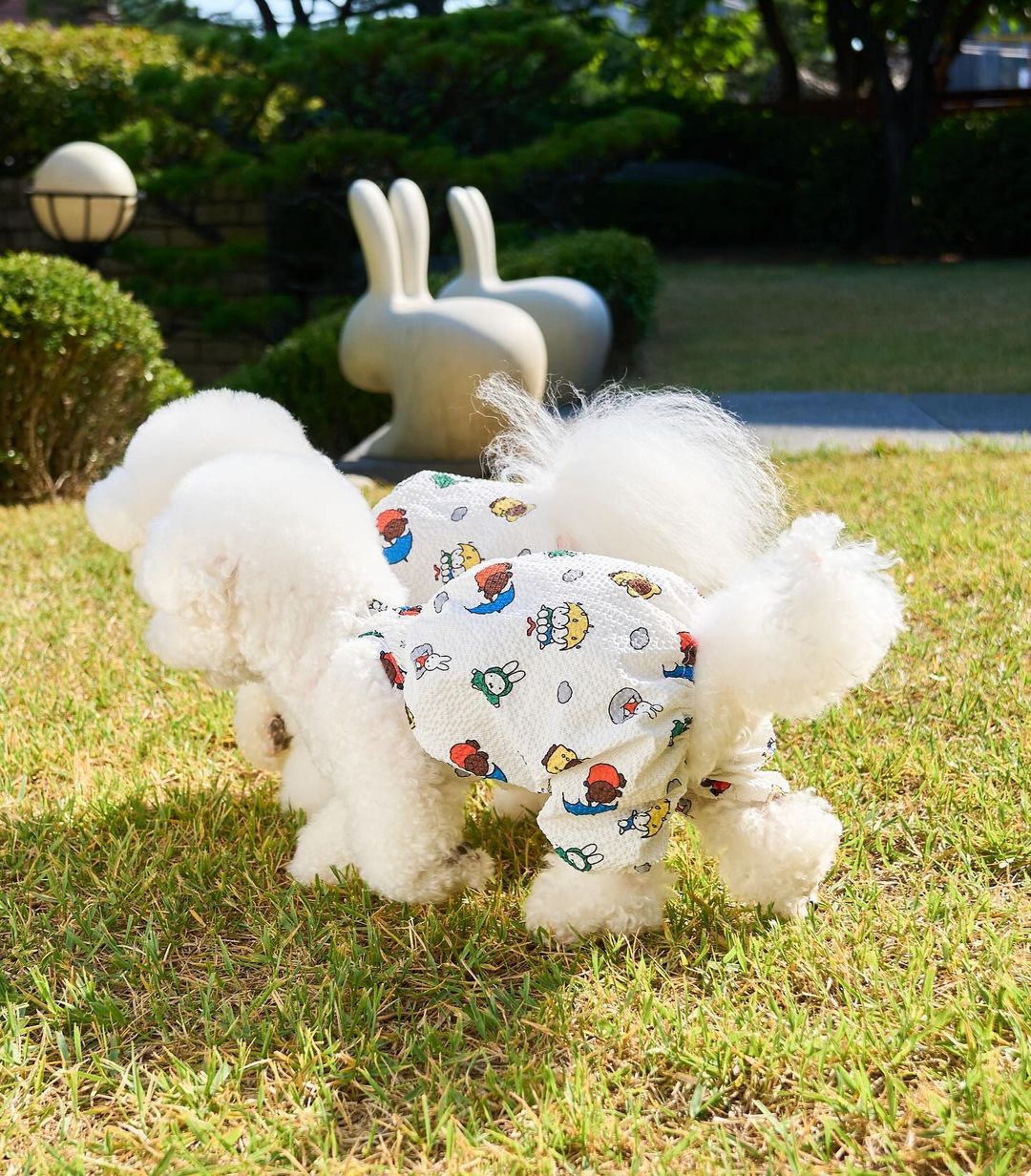 Rainy Day Miffy Balloon Overalls