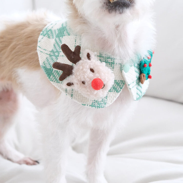 Christmas Check Cape