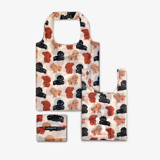 Puppy Print Market Bag (2 sizes)